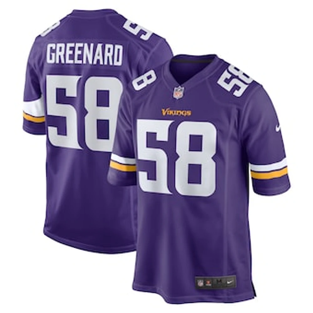 Men's Nike Jonathan Greenard  Purple Minnesota Vikings Team Game Jersey