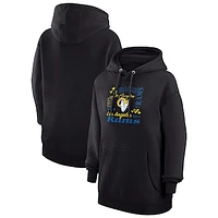 Women's G-III 4Her by Carl Banks Los Angeles Rams Collage Graphic Fleece Pullover Hoodie
