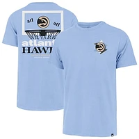 Men's '47  Light Blue Atlanta Hawks City Edition Backboard T-Shirt