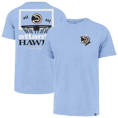 Men's '47  Light Blue Atlanta Hawks City Edition Backboard T-Shirt