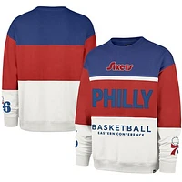 Unisex '47 Red Philadelphia 76ers 2024/25 City Edition On Five Maximalist Pullover Sweatshirt