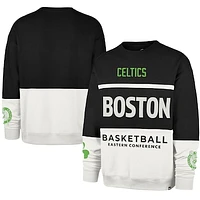 Unisex '47 Black Boston Celtics 2024/25 City Edition On Five Maximalist Pullover Sweatshirt