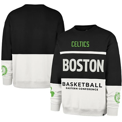 Unisex '47 Black Boston Celtics 2024/25 City Edition On Five Maximalist Pullover Sweatshirt