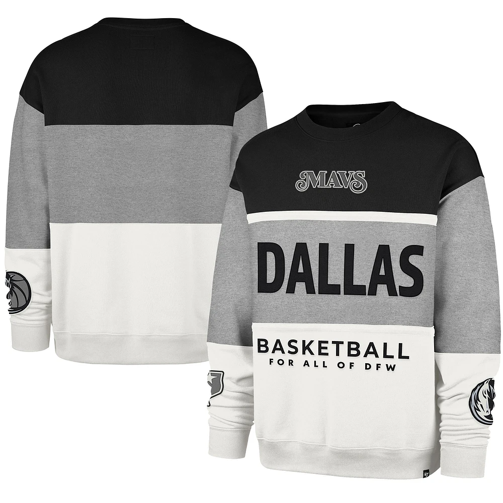 Unisex '47 Gray Dallas Mavericks 2024/25 City Edition On Five Maximalist Pullover Sweatshirt