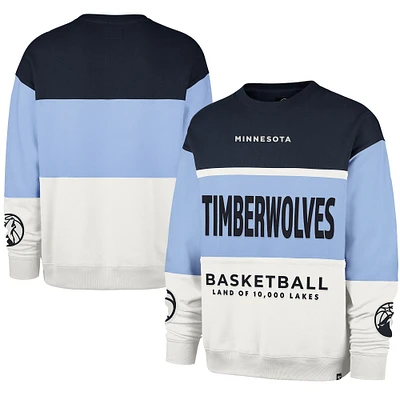 Unisex '47 Light Blue Minnesota Timberwolves 2024/25 City Edition On Five Maximalist Pullover Sweatshirt