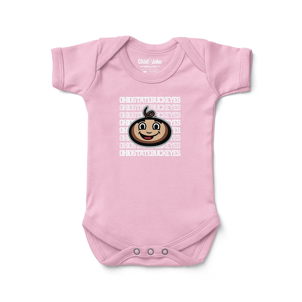 Newborn & Infant Chad Jake Pink Ohio State Buckeyes Baby Brutus Bodysuit