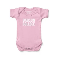 Infant Chad & Jake Pink Babson Beavers  Bodysuit