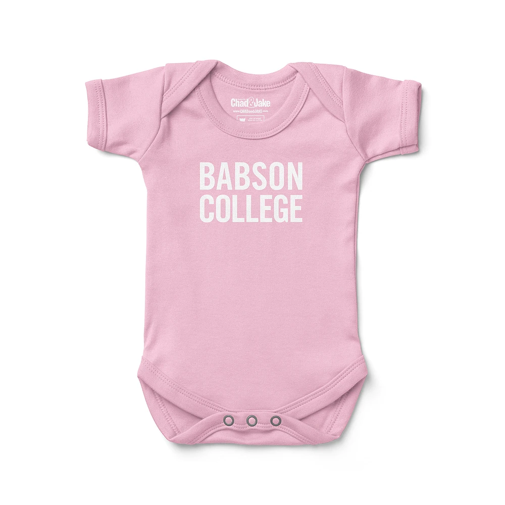 Infant Chad & Jake Pink Babson Beavers Bodysuit