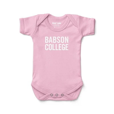 Infant Chad & Jake Pink Babson Beavers  Bodysuit