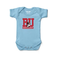 Infant Chad & Jake Light Blue Boston University Primary Logo Bodysuit