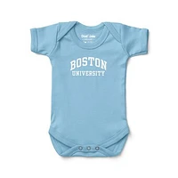 Infant Chad & Jake Light Blue Boston University Wordmark Bodysuit