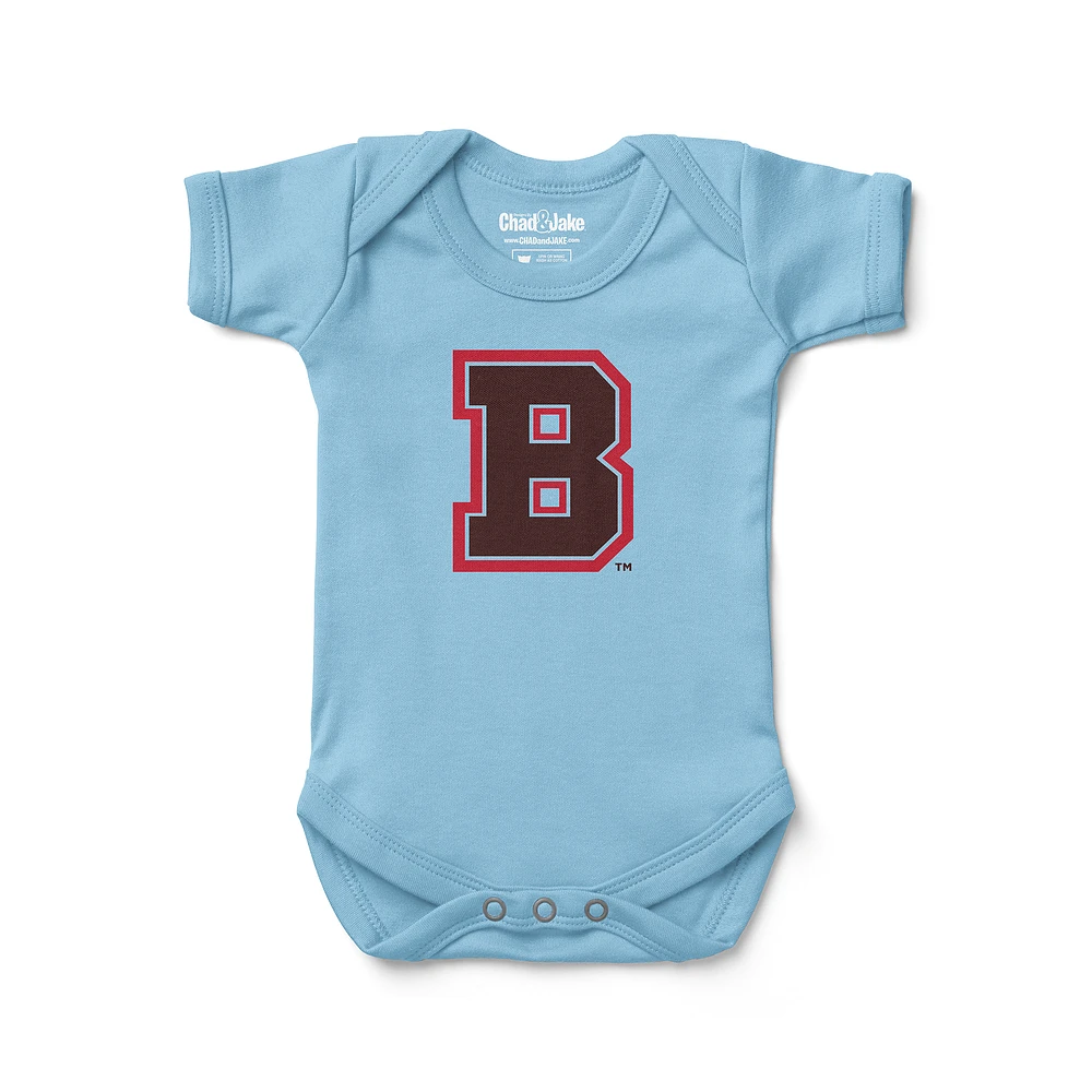Infant Chad & Jake Light Blue Brown Bears Primary Logo Bodysuit