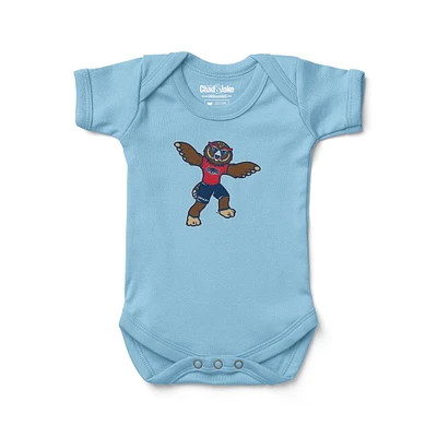 Infant Chad & Jake Light Blue Florida Atlantic Owls Mascot Bodysuit