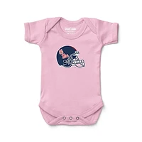 Infant Chad & Jake Pink Ole Miss Rebels Helmet Bodysuit