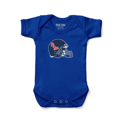 Infant Chad & Jake Royal Ole Miss Rebels Helmet Bodysuit