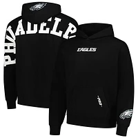 Men's Pro Standard  Black Philadelphia Eagles Wingspan Pullover Hoodie