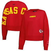 Women's Pro Standard  Red Kansas City Chiefs Wingspan Pullover Sweatshirt