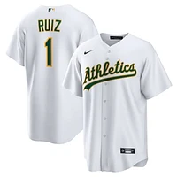 Men's Nike Esteury Ruiz White Athletics Home Replica Jersey
