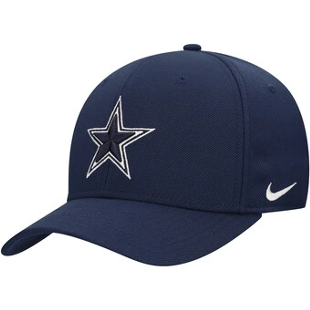 Men's Nike Navy Dallas Cowboys Rise Swoosh Performance Flex Hat