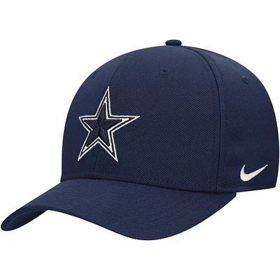 Men's Nike Navy Dallas Cowboys Rise Swoosh Performance Flex Hat