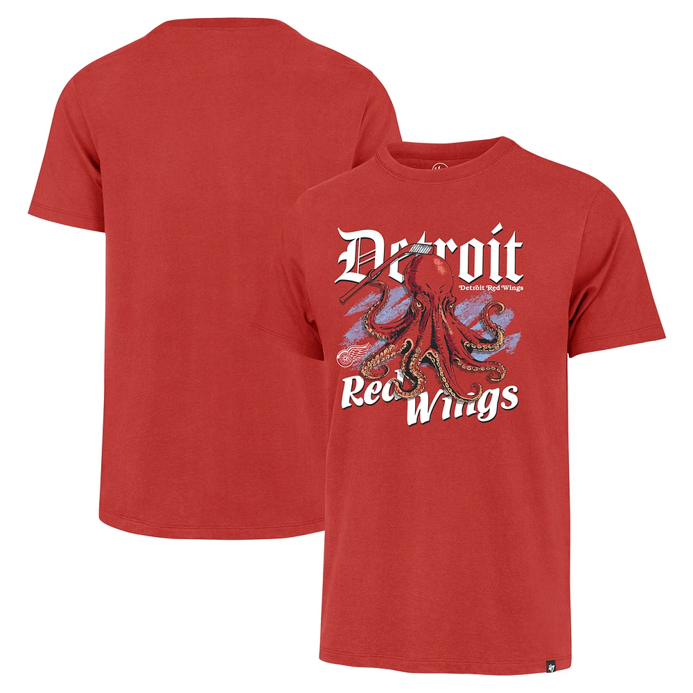 Men's '47 Red Detroit Red Wings Regional Localized Franklin T-Shirt