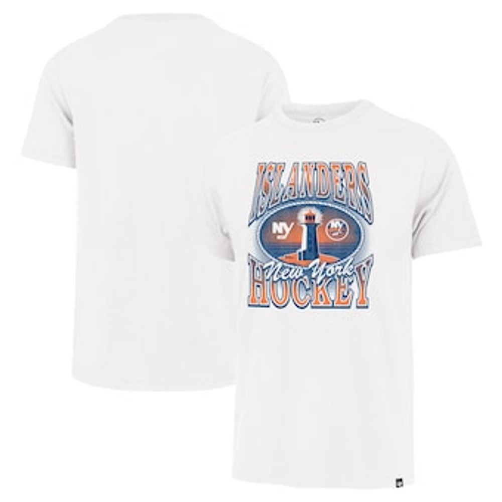 Men's '47 White New York Islanders Regional Localized Franklin T-Shirt