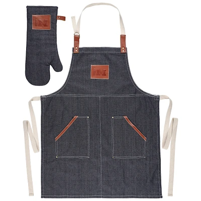 Michigan Wolverines Grill Apron and Glove Set