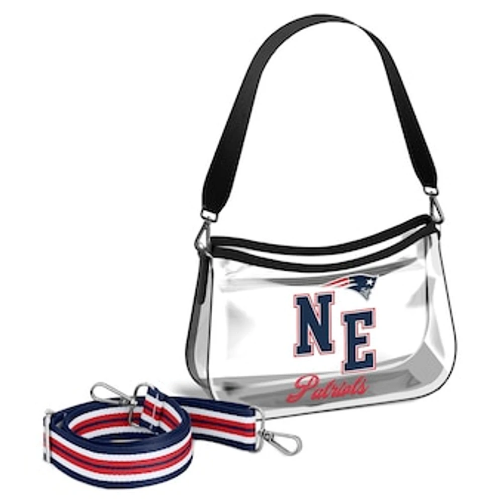 WEAR by Erin Andrews New England Patriots Clear Stadium Mini Purse