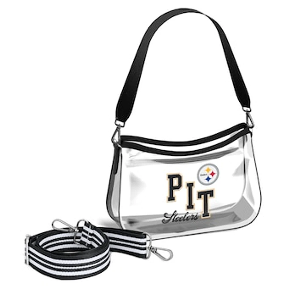 WEAR by Erin Andrews Pittsburgh Steelers Clear Stadium Mini Purse