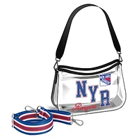 WEAR by Erin Andrews New York Rangers Clear Stadium Mini Purse