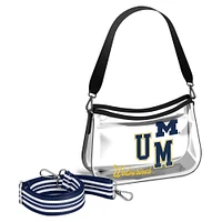 WEAR by Erin Andrews Michigan Wolverines Clear Stadium Mini Purse