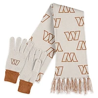 WEAR by Erin Andrews Washington Commanders Tonal Scarf and Gloves Set