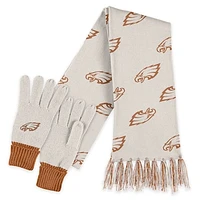 WEAR by Erin Andrews Philadelphia Eagles Tonal Scarf and Gloves Set