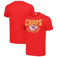 Men's Starter Red Kansas City Chiefs 80s Inspired Team Logo T-Shirt