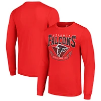 Men's Starter Atlanta Falcons '80s Inspired Team Logo Long Sleeve T-Shirt