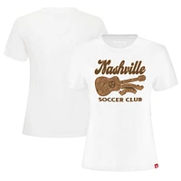 Women's Sportiqe White Nashville SC Arcadia T-Shirt