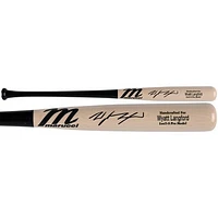 Wyatt Langford Texas Rangers Autographed Marucci Pro Model Bat