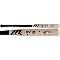 Wyatt Langford Texas Rangers Autographed Marucci Pro Model Bat