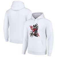 Men's Starter White Tampa Bay Buccaneers Player X Fleece Pullover Hoodie