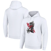 Men's Starter White Tampa Bay Buccaneers Player X Fleece Pullover Hoodie