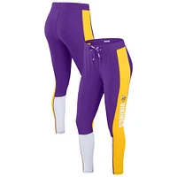 Women's WEAR by Erin Andrews Purple/Gold Minnesota Vikings Color-Block Leggings