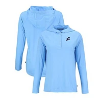 Women's Cutter & Buck Powder Blue Reno Aces Coastline Epic Comfort Eco Recycled Long Sleeve Hoodie T-Shirt