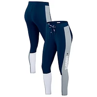 Women's WEAR by Erin Andrews Navy Dallas Cowboys Color-Block Leggings