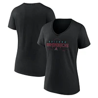 Women's Fanatics Black Arizona Diamondbacks Local V-Neck T-Shirt