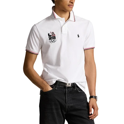 Men's Polo Ralph Lauren White LA28 Summer Olympics