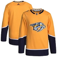 Men's adidas Gold Nashville Predators Home Authentic Primegreen Jersey