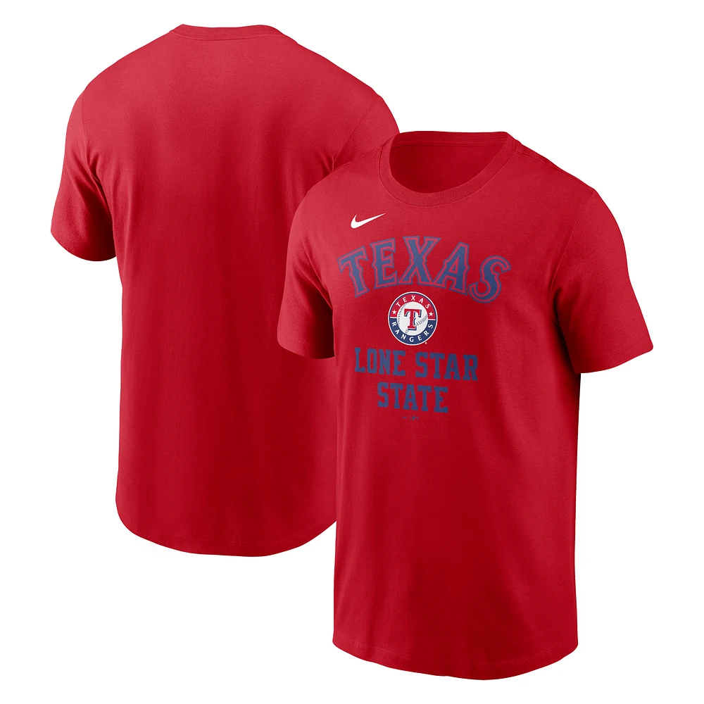 Men's Nike Red Texas Rangers Local Home Town T-Shirt