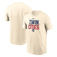 Men's Nike Cream Minnesota Twins Local Home Town T-Shirt