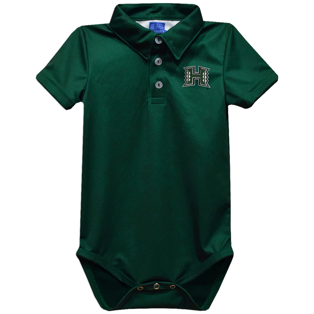 Infant Vive La Fete Green Hawaii Rainbow Warriors Polo Bodysuit