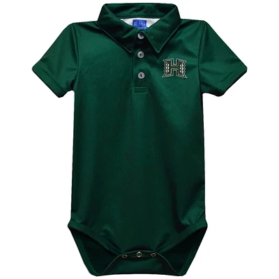 Infant Vive La Fete Green Hawaii Rainbow Warriors Polo Bodysuit